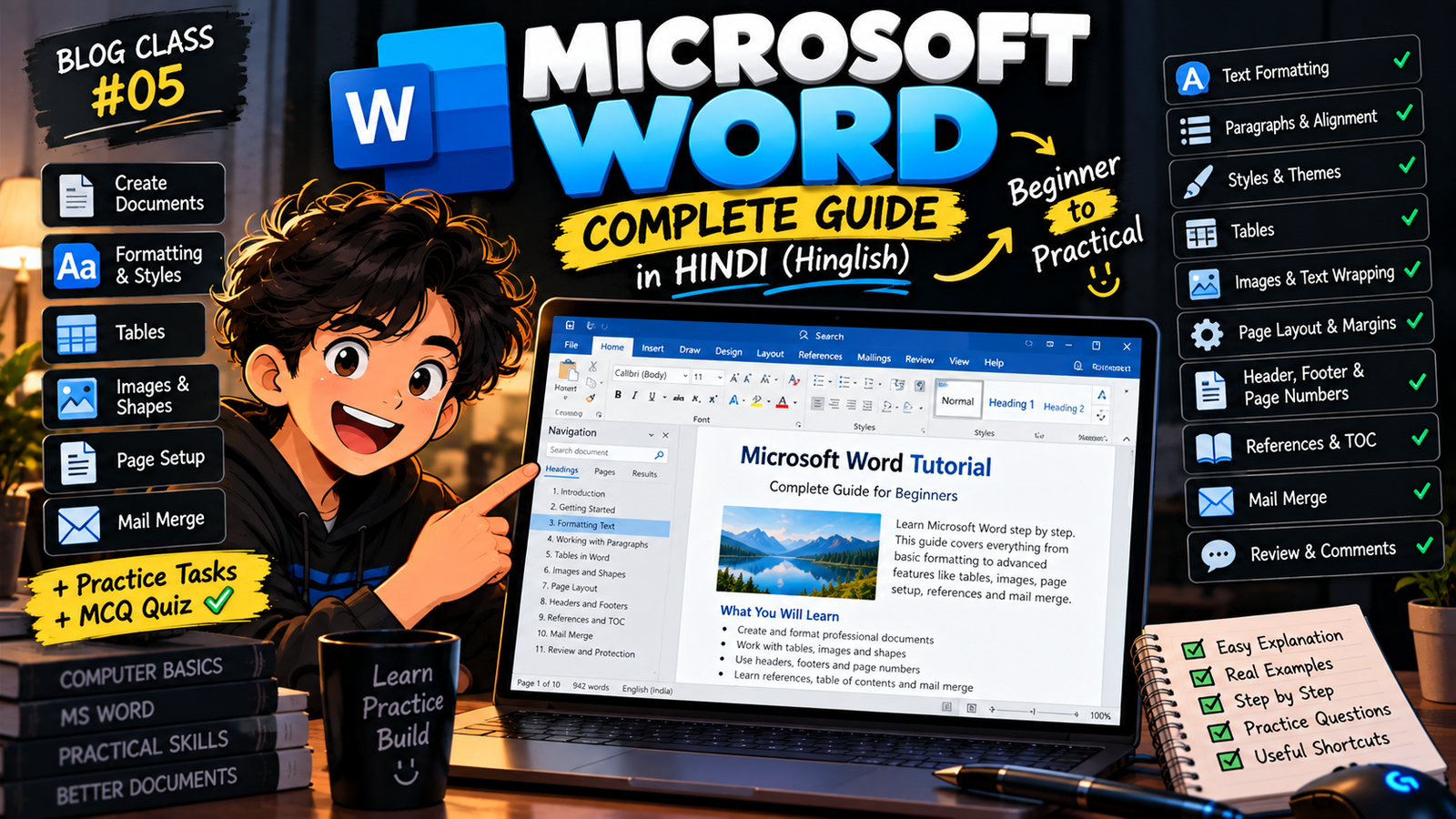 Microsoft Word Complete Guide: Beginner to Practical